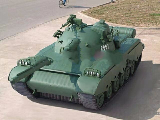 天水军用充气坦克车